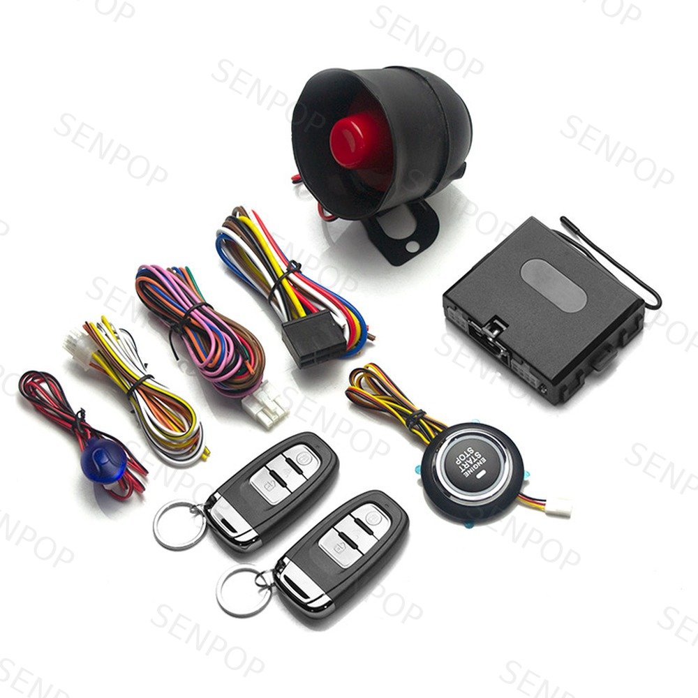 S9907R Bluetooth PKE push button start kit with external horn