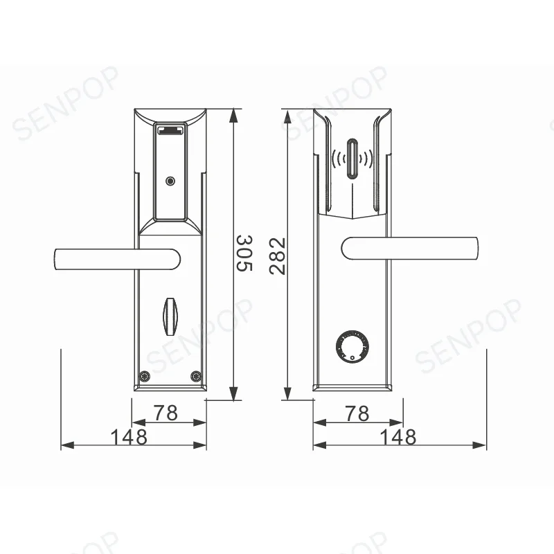SP118E17 RFID Hotel Door Lock photo 2