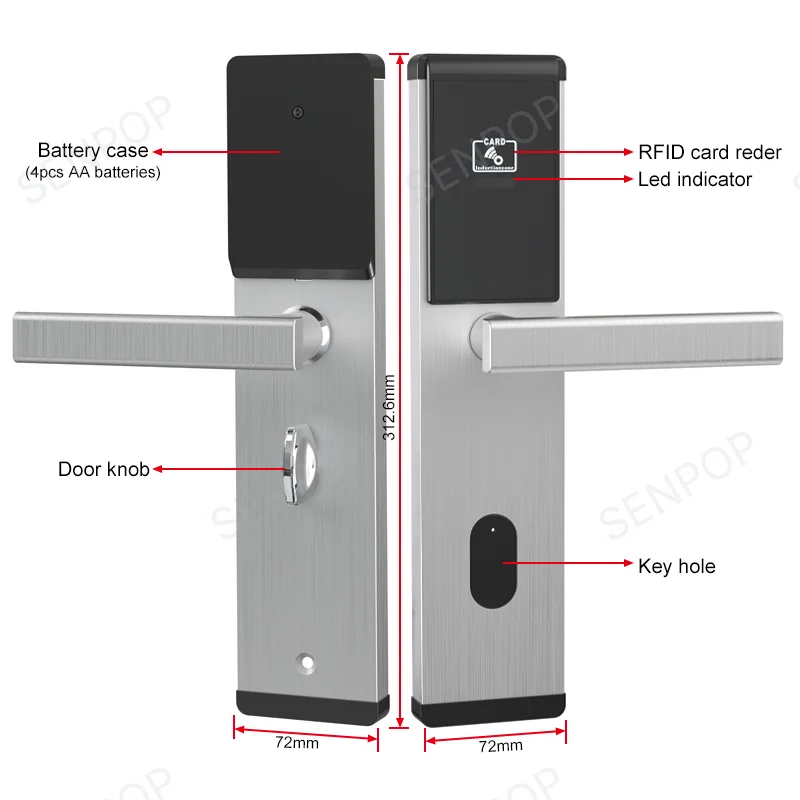 SP2023E02 RFID Hotel Door Lock photo 4