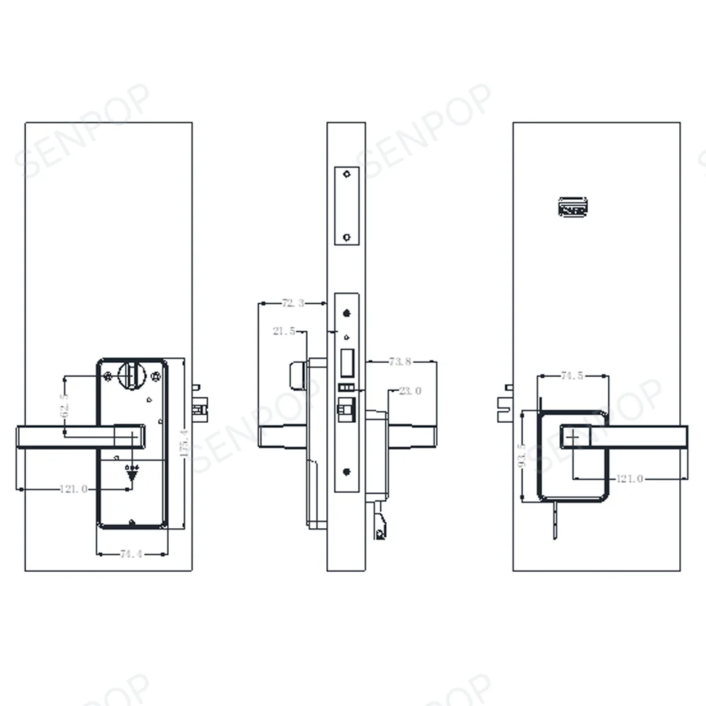 SP3012E01 RFID Hotel Door Lock photo 5