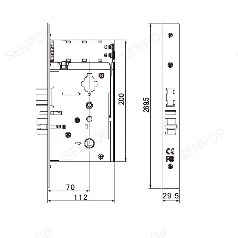 SP3019E01 RFID Hotel Door Lock photo 3